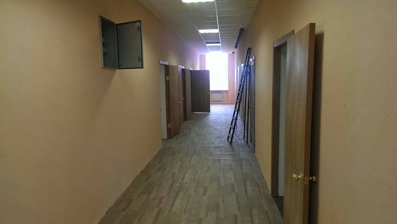 Коридор в пансионате для пожилых людей